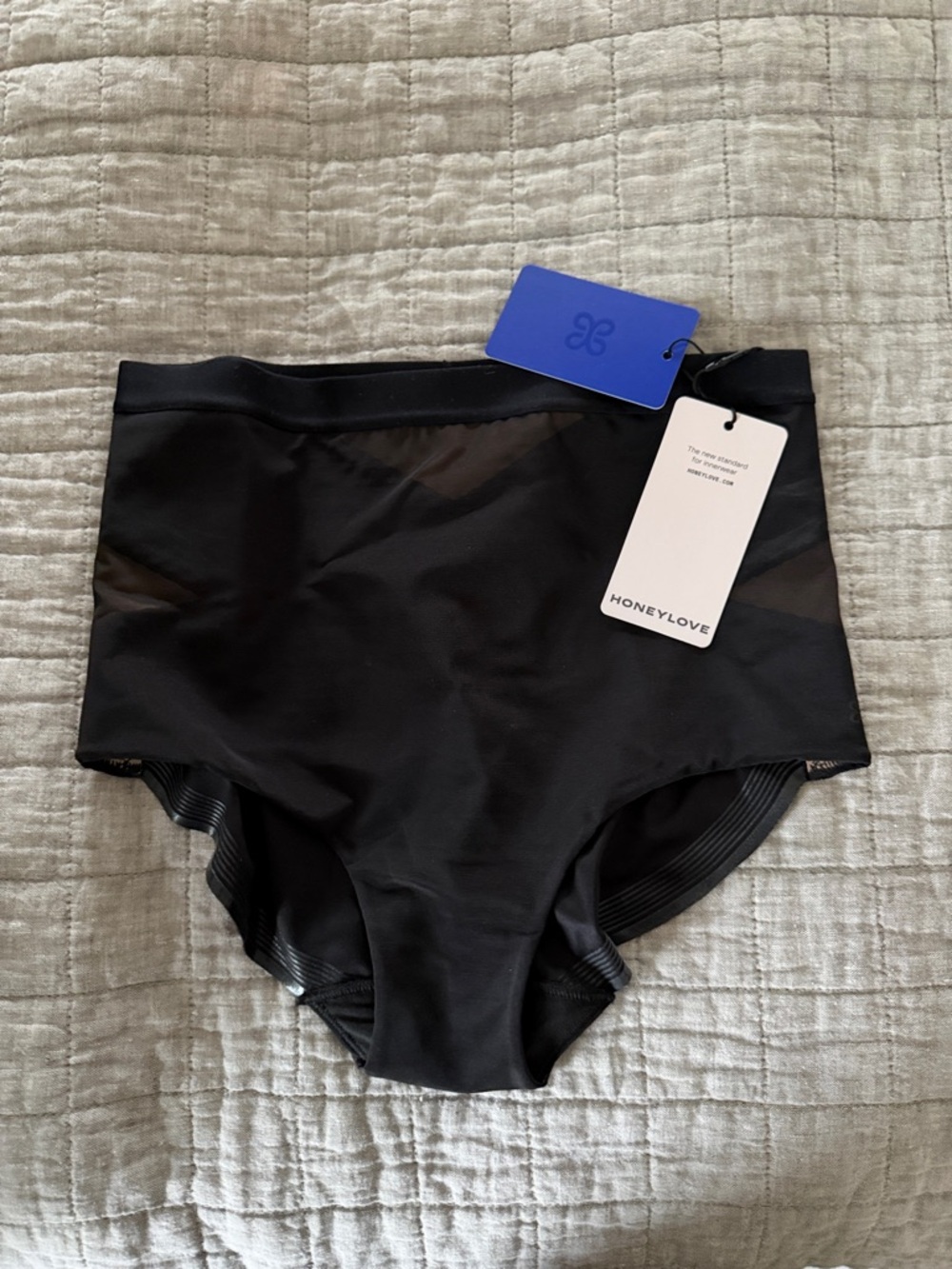 Honeylove Black High-Waist Shaper Brief